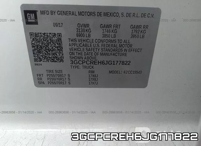 3GCPCREH6JG177822 фото 10