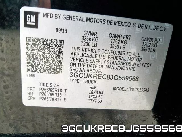 3GCUKREC8JG559568 фото 2