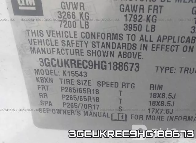 3GCUKREC9HG188673 фото 10