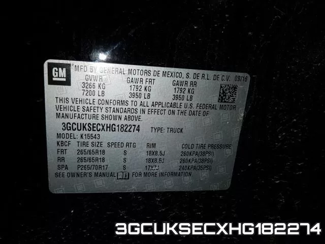 3GCUKSECXHG182274 фото 2