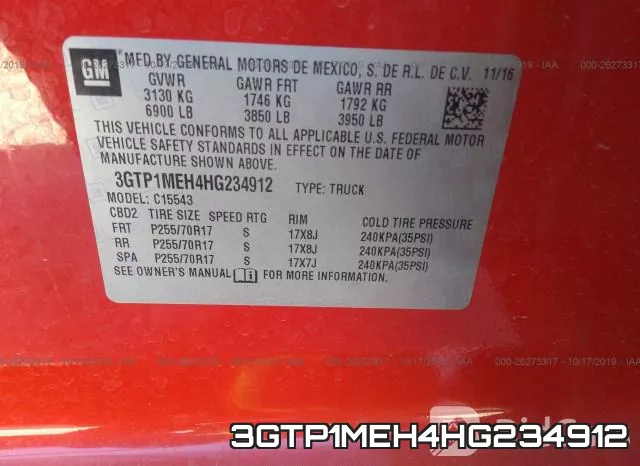 3GTP1MEH4HG234912 фото 10