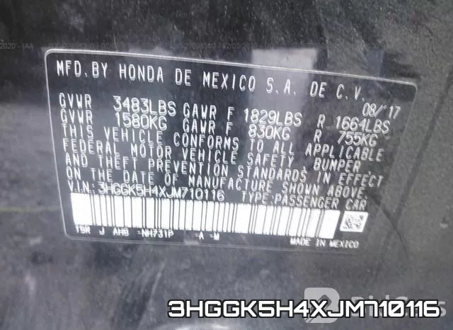 3HGGK5H4XJM710116 фото 10