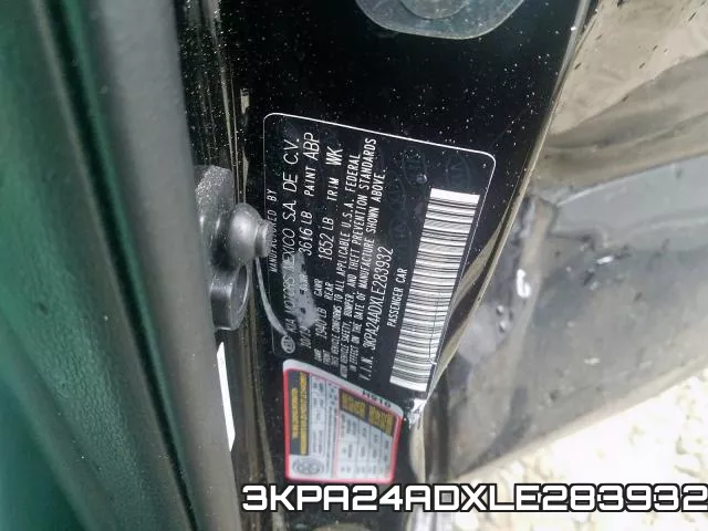 3KPA24ADXLE283932 фото 2