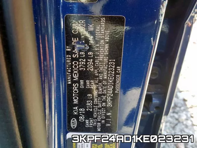 3KPF24AD1KE023231 фото 2