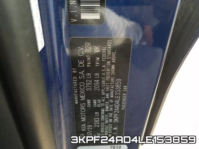 3KPF24AD4LE153859 фото 2