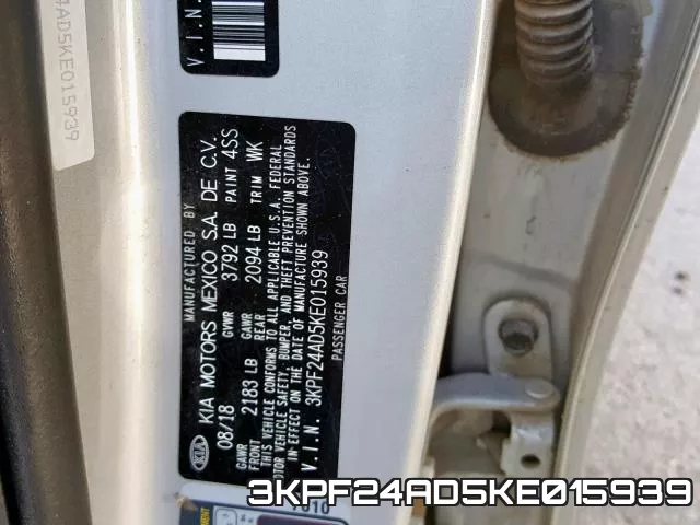 3KPF24AD5KE015939 фото 2