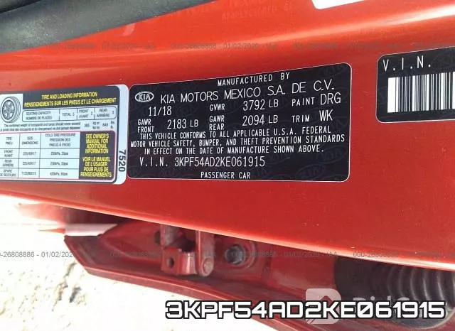 3KPF54AD2KE061915 фото 10