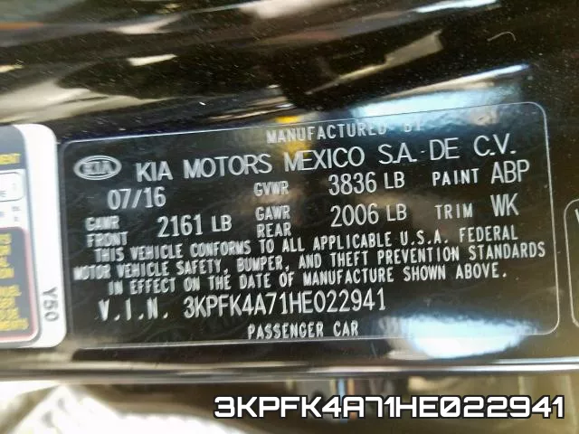 3KPFK4A71HE022941 фото 2
