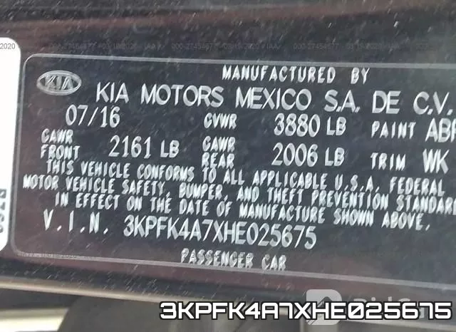 3KPFK4A7XHE025675 фото 10