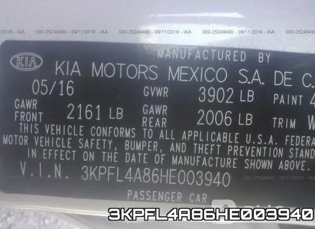 3KPFL4A86HE003940 фото 9