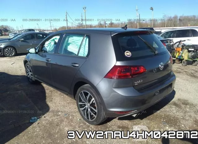 3VW217AU4HM042872 фото 4