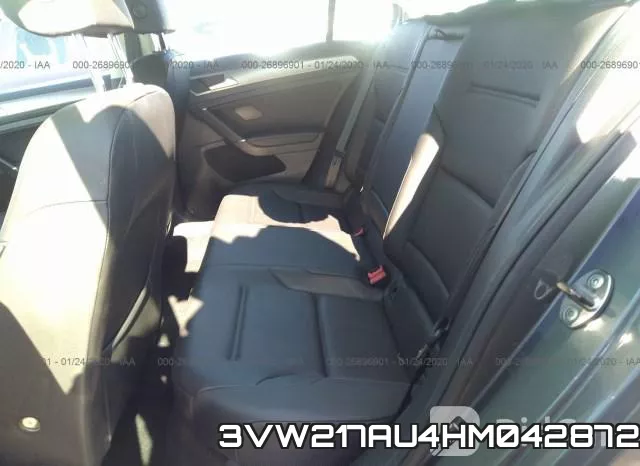 3VW217AU4HM042872 фото 9