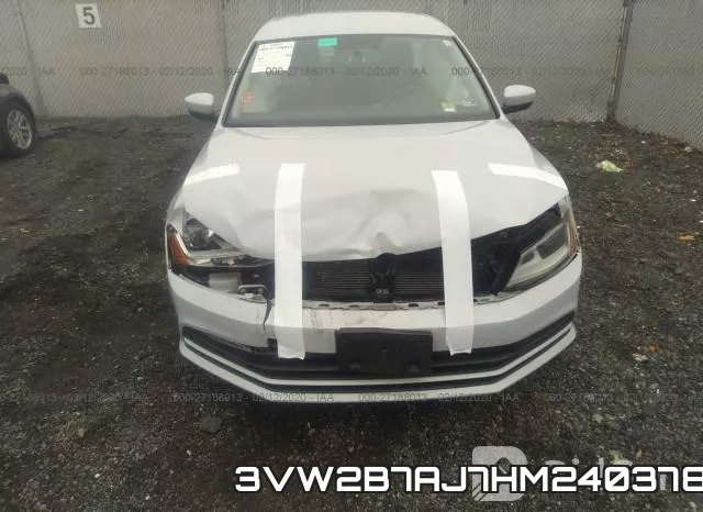 3VW2B7AJ7HM240378 фото 7