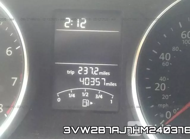 3VW2B7AJ7HM240378 фото 8