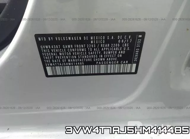 3VW4T7AJ5HM414485 фото 10