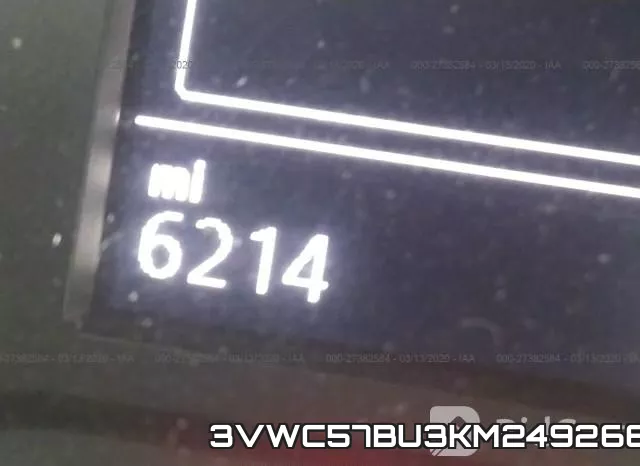 3VWC57BU3KM249266 фото 8
