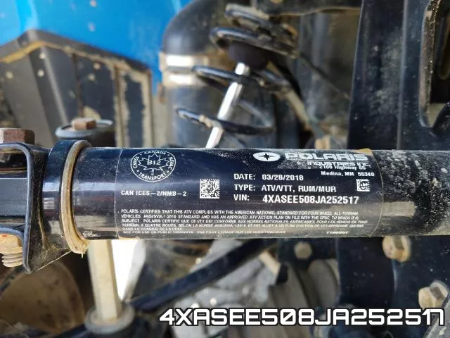 4XASEE508JA252517 фото 2