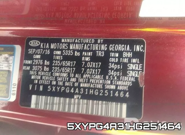 5XYPG4A31HG251464 фото 10