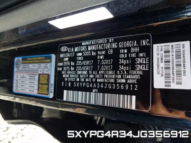 5XYPG4A34JG356912 фото 2