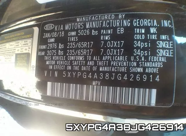 5XYPG4A38JG426914 фото 10