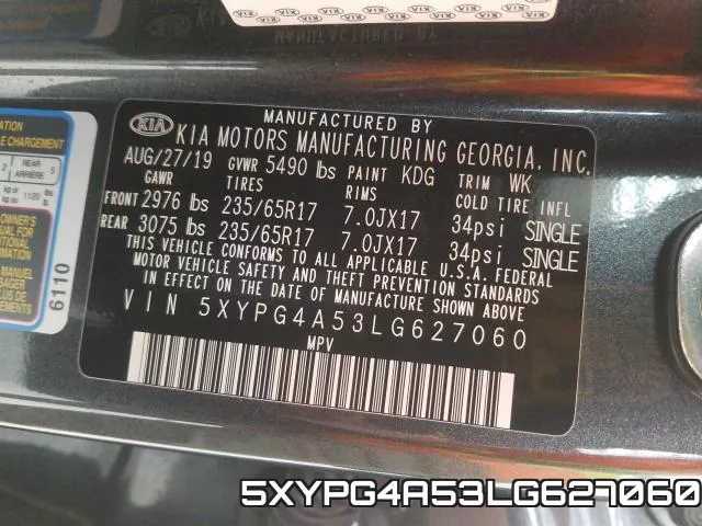 5XYPG4A53LG627060 фото 2