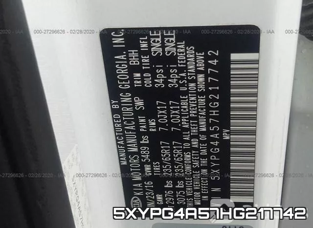 5XYPG4A57HG217742 фото 10