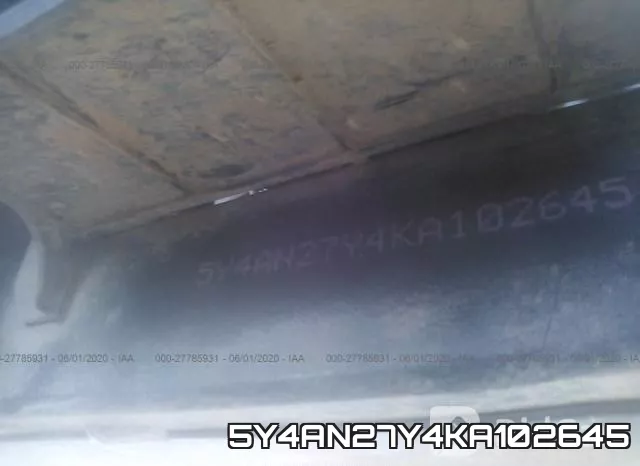 5Y4AN27Y4KA102645 фото 2