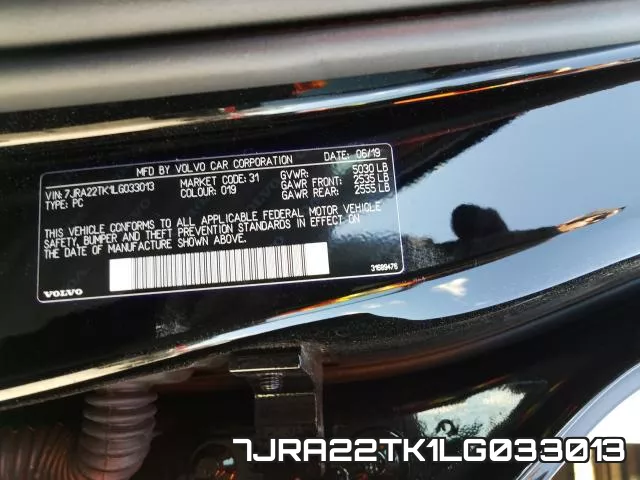 7JRA22TK1LG033013 фото 2