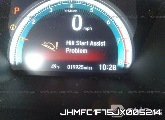 JHMFC1F75JX005214 фото 8