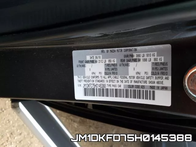 JM1DKFD75H0145388 фото 2