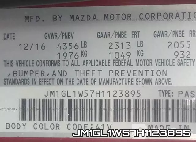 JM1GL1W57H1123895 фото 10