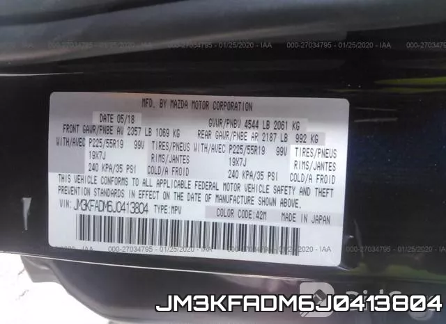 JM3KFADM6J0413804 фото 10