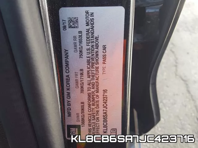 KL8CB6SA7JC423716 фото 2
