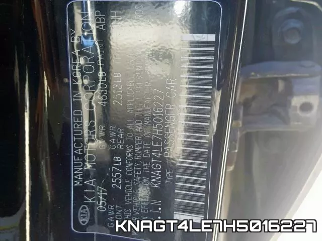 KNAGT4LE7H5016227 фото 2