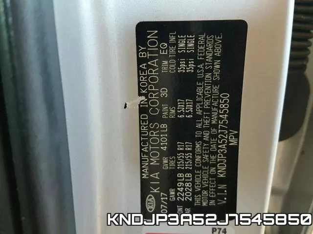 KNDJP3A52J7545850 фото 2