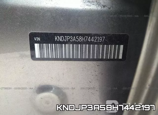 KNDJP3A58H7442197 фото 10