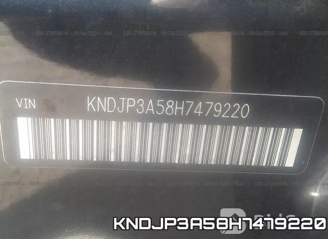 KNDJP3A58H7479220 фото 10