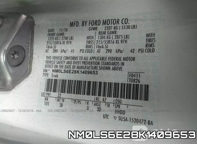 NM0LS6E28K1409653 фото 10