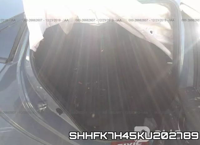 SHHFK7H45KU202789 фото 9