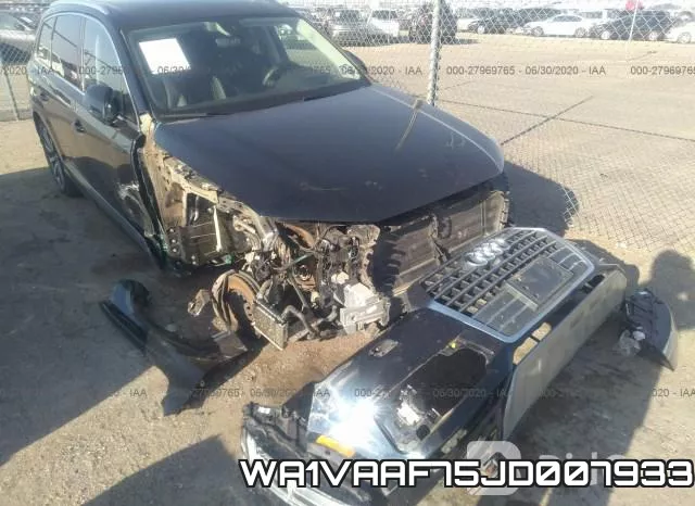 WA1VAAF75JD007933 фото 7