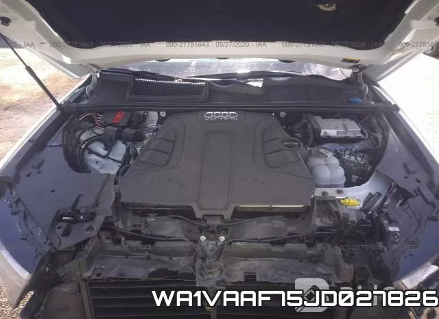 WA1VAAF75JD027826 фото 2