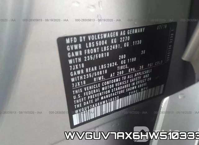 WVGUV7AX6HW510333 фото 10
