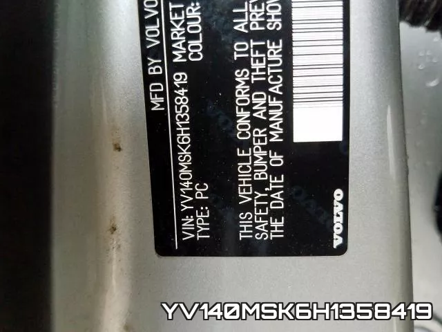 YV140MSK6H1358419 фото 2