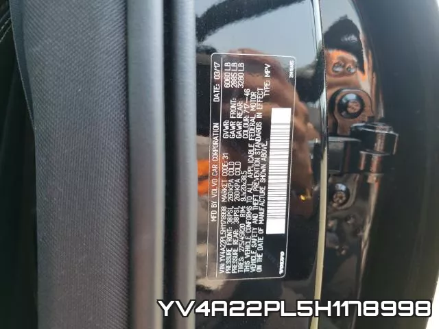 YV4A22PL5H1178998 фото 2