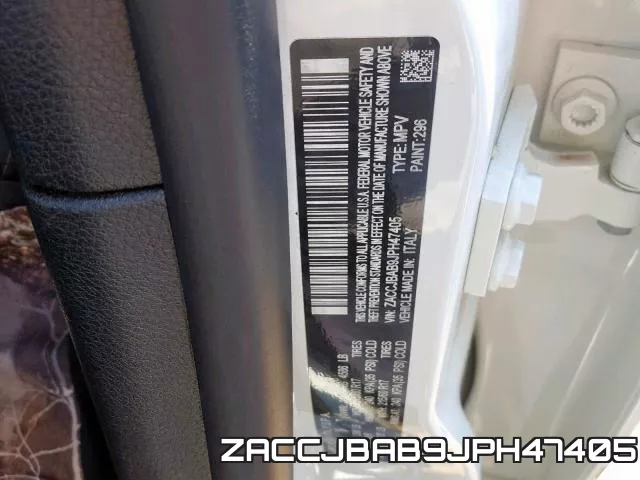 ZACCJBAB9JPH47405 фото 2
