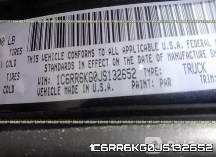 1C6RR6KG0JS132652 фото 10