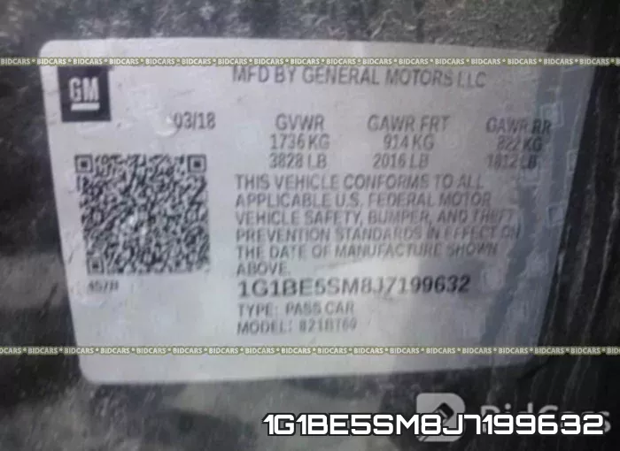 1G1BE5SM8J7199632 фото 10