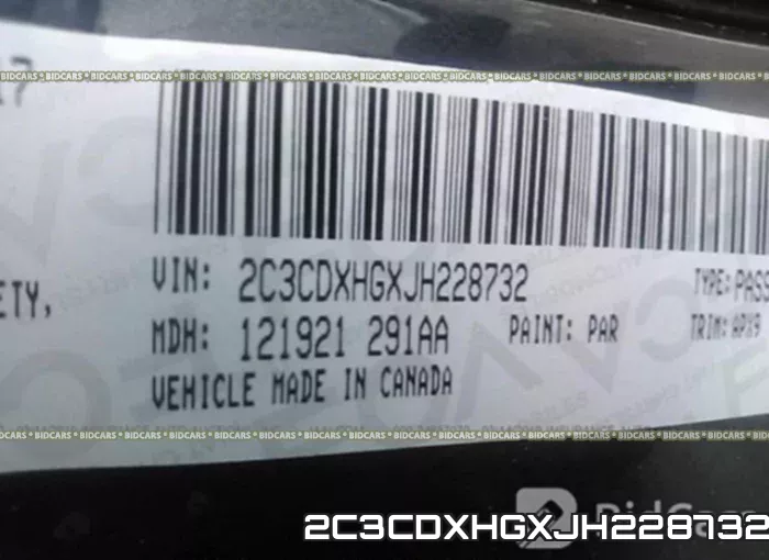 2C3CDXHGXJH228732 фото 10