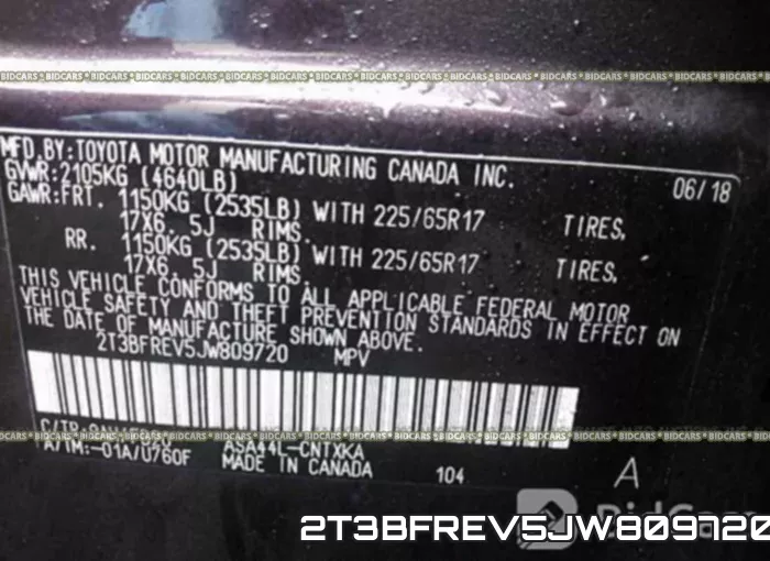 2T3BFREV5JW809720 фото 10