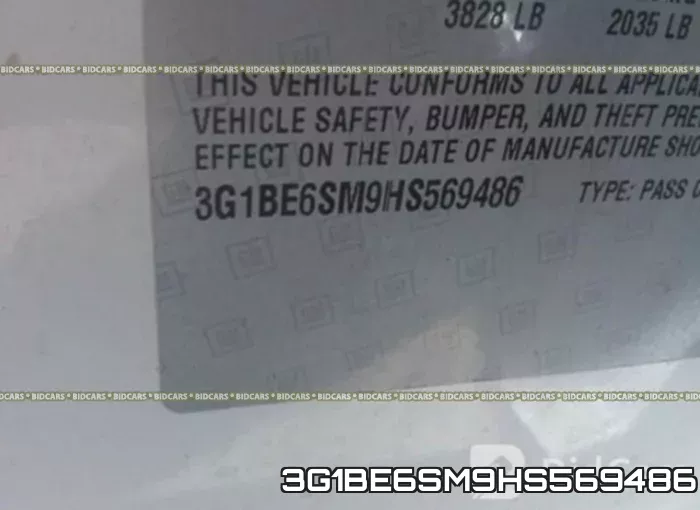3G1BE6SM9HS569486 фото 10